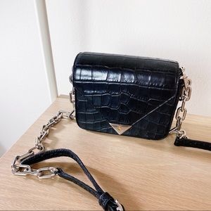 Alexander Wang Croc Embossed Prisma Bag